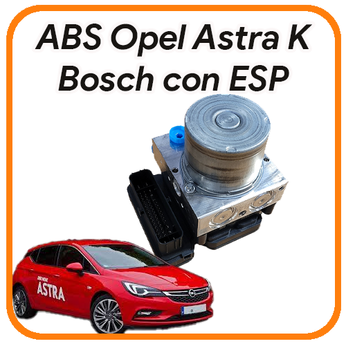 ABS Opel Astra K Bosch 9esp revisione gruppo pompa abs